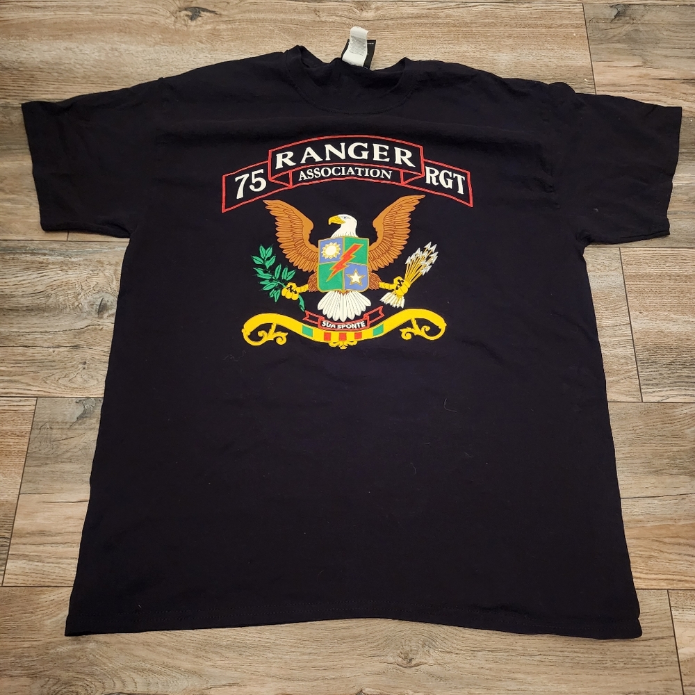 Harley Davidson 75th Ranger Regiment Graphic Short Sleeve Tee Size Large